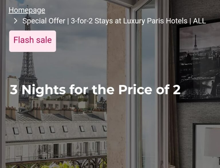 Accor: 3rd night free in Paris at Sofitel an Mgallery Hotels