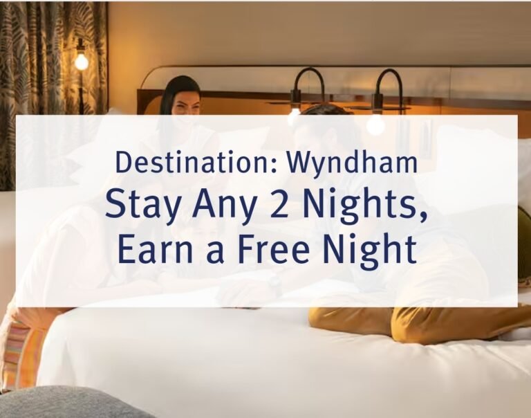 Wyndham Rewards: Up to 15’000 Bonus Points