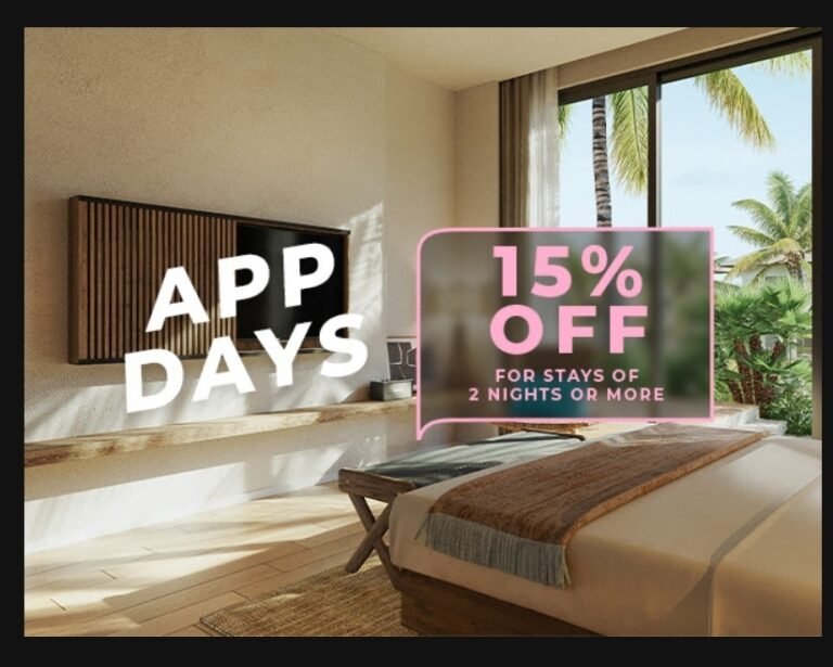 Accor: 15% on app bookings + 20 % more points